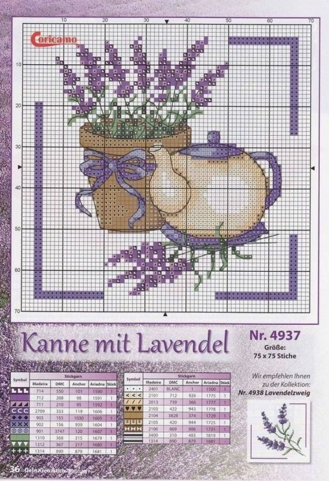 Вышивки с весенними букетами