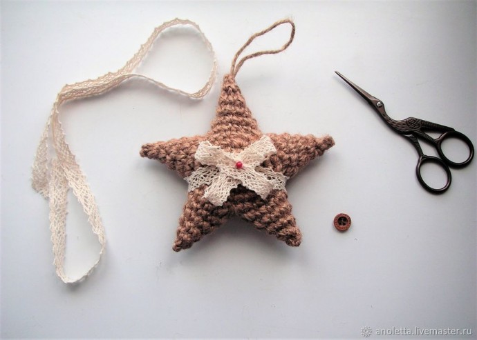 Звезда из джута