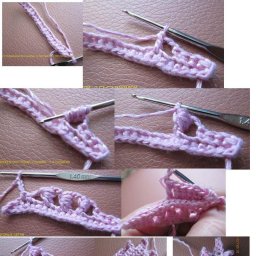 Листики крючком