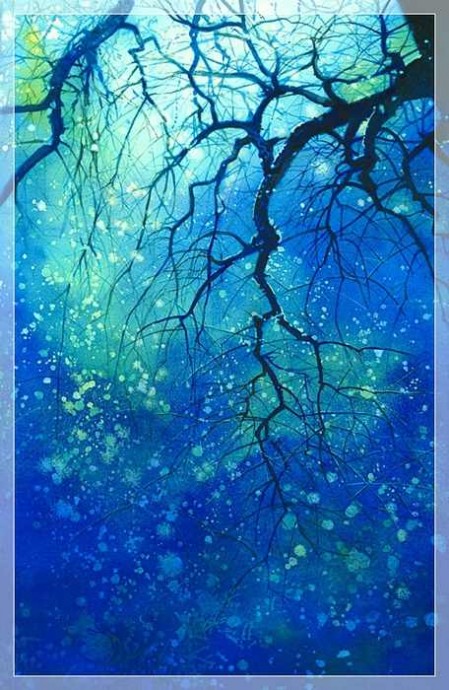 Рисуем волшебный лес