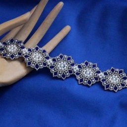 Самодельный браслет из бисера