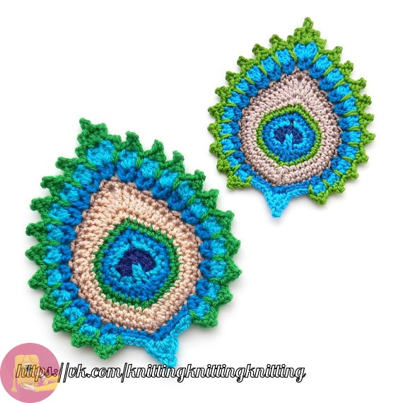 Узор "Павлиний глаз": идеи для вдохновения