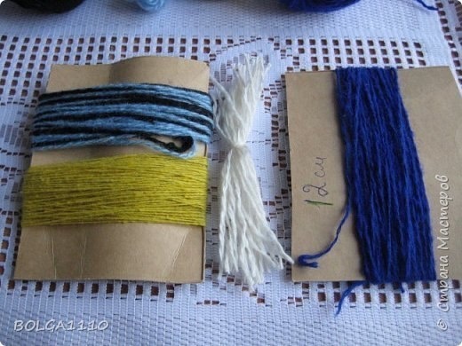 Забавная синичка из ниток Забавная синичка из ниток