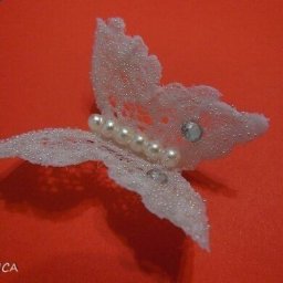 Бабочка из кружева для декора