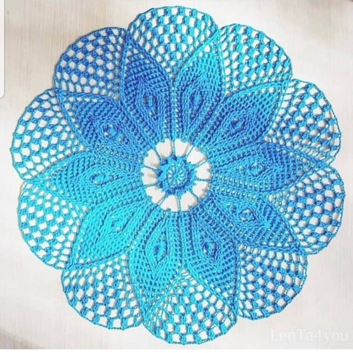 Чудесная подборка салфеток крючком