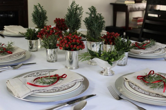 Идеи красивой сервировки стола на новый год