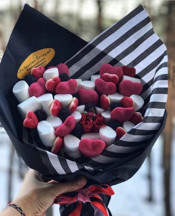 Идеи вкусных букетов