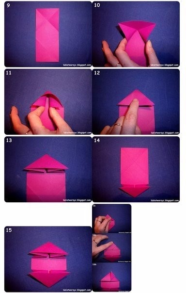 ​Как сложить сердечко оригами: мастер-класс