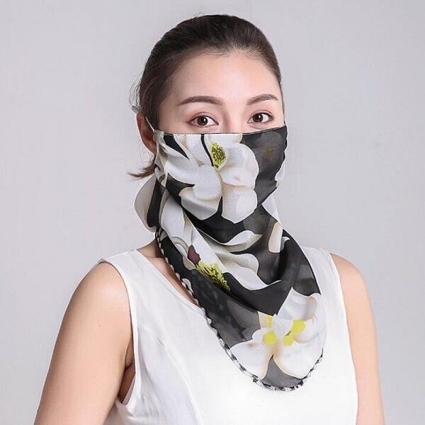 Как сшить красивую маску - шейный платок для походов в магазин