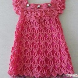 ​Красивый ажурный узор для летнего платья