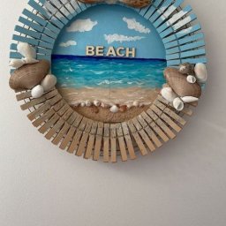 Прищепки с ракушками и немного фантазии