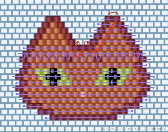 Основы кирпичного плетения из бисера
