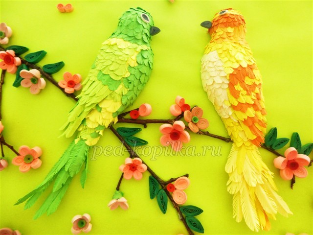 Картина в стиле квиллинг: мастер-класс