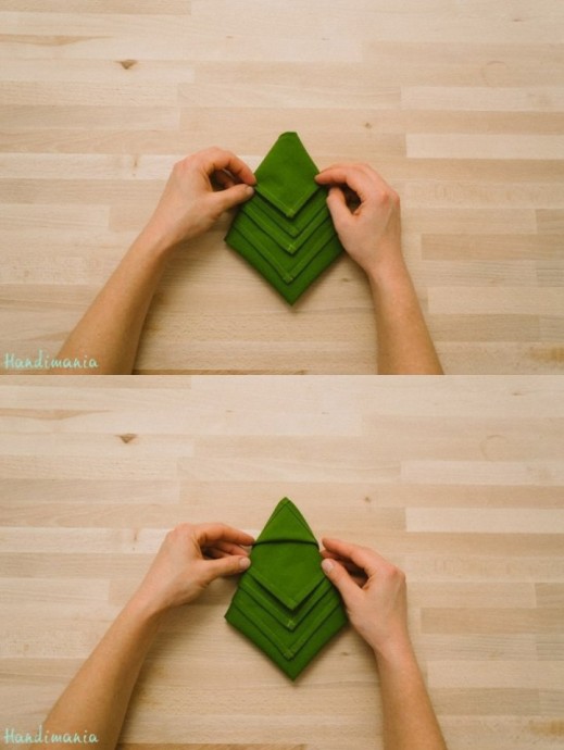 Ёлочка из салфетки