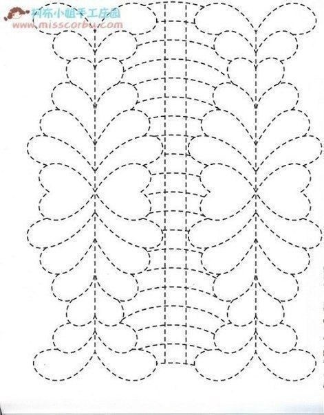 ​Схемы для выстегивания лоскутных покрывал