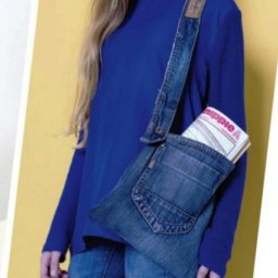 Новая сумка из старых джинсов