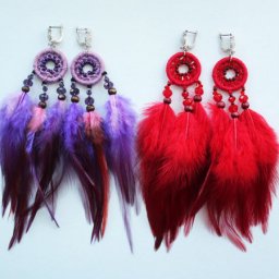 Создаём серьги "Огнёвки"