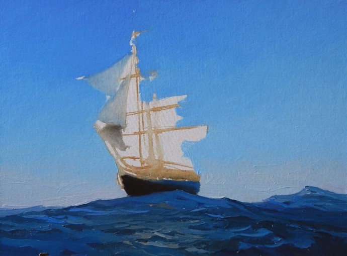 Мастер-класс по живописи "Морской пейзаж" Мастер-класс по живописи "Морской пейзаж"