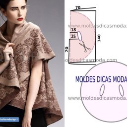 Накидка без швов