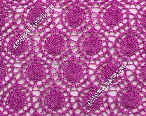 Очень красивый узор спицами Очень красивый узор спицами