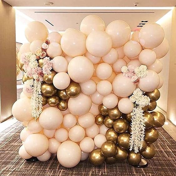 Праздничные декорации с воздушными шарами: идеи