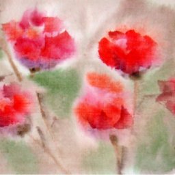 Техника рисования по мокрому