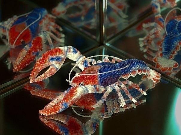 Животные из бисера