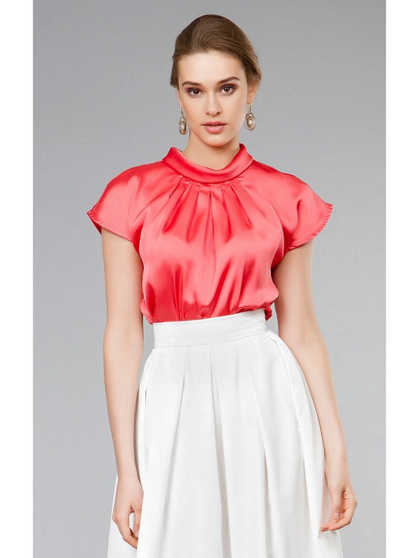 Интересные блузки со складочками: идеи