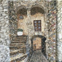 ​Картины из морской гальки