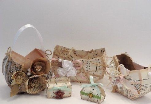 Корзинка из бумаги