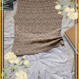 Ажурная летняя блузочка