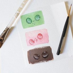 Рисуем капельки воды