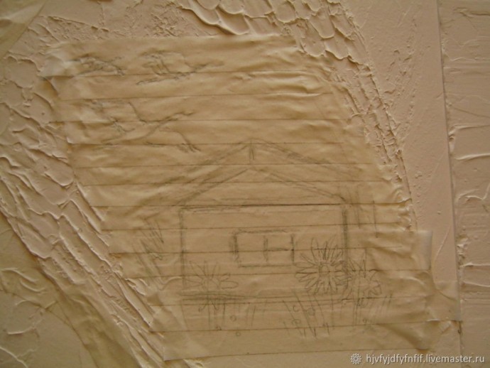 Техника декоративной штукатурки "Ангел-хранитель"