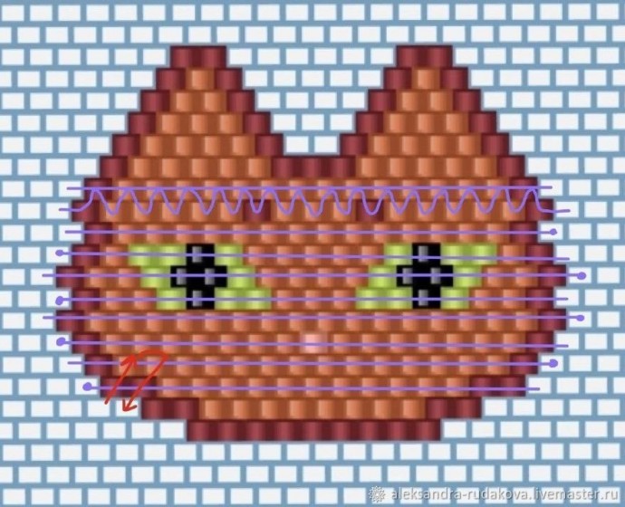 Основы кирпичного плетения из бисера