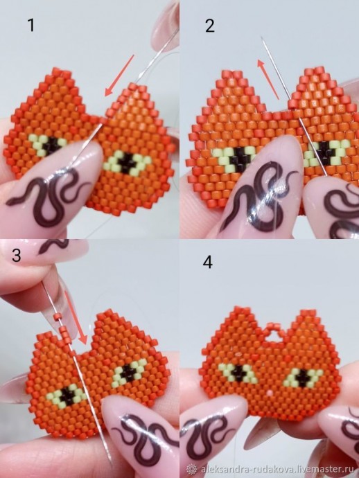 Основы кирпичного плетения из бисера
