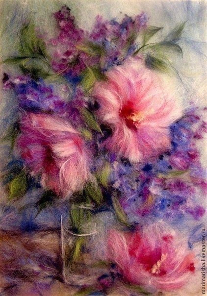 Картины из шерсти: идеи для вдохновенного творчества