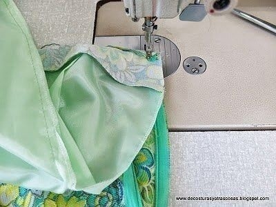 ​Техника пошива юбки на подкладке