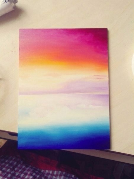 Рисуем картину с переходами цвета