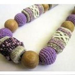 Льняные бусы в экостиле: мастер-класс