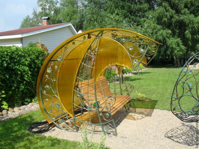 Неординарный дизайн качелей: идеи