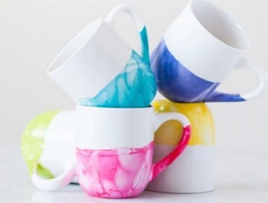 Оригинальный декор чашек