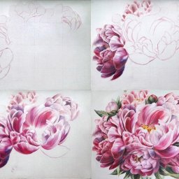 ​Рисование восхитительных цветов