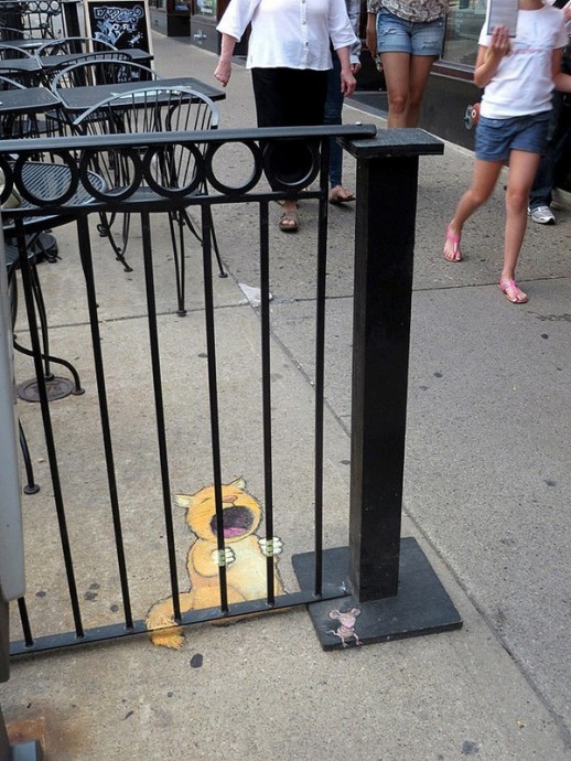 ​Стрит-арт для хорошего настроения: чудесные идеи для творчества