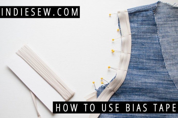 ​Техника обработки проймы косой бейкой