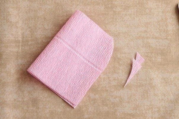 Изумительная роза из гофрированной бумаги: мастер-класс