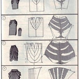 Множество вариантов моделирования юбочек