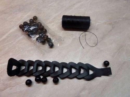 Кожаный браслет своими руками