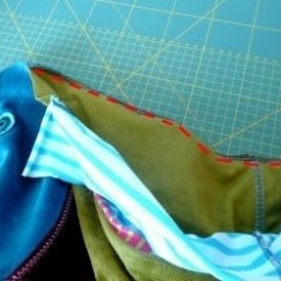 Как вшить молнию в толстовку с двойным капюшоном