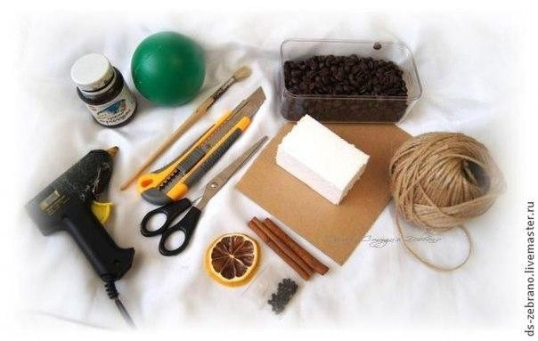 Ароматные кофейные ёжики: мастер-класс