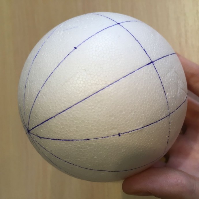 Шар в технике кимекоми